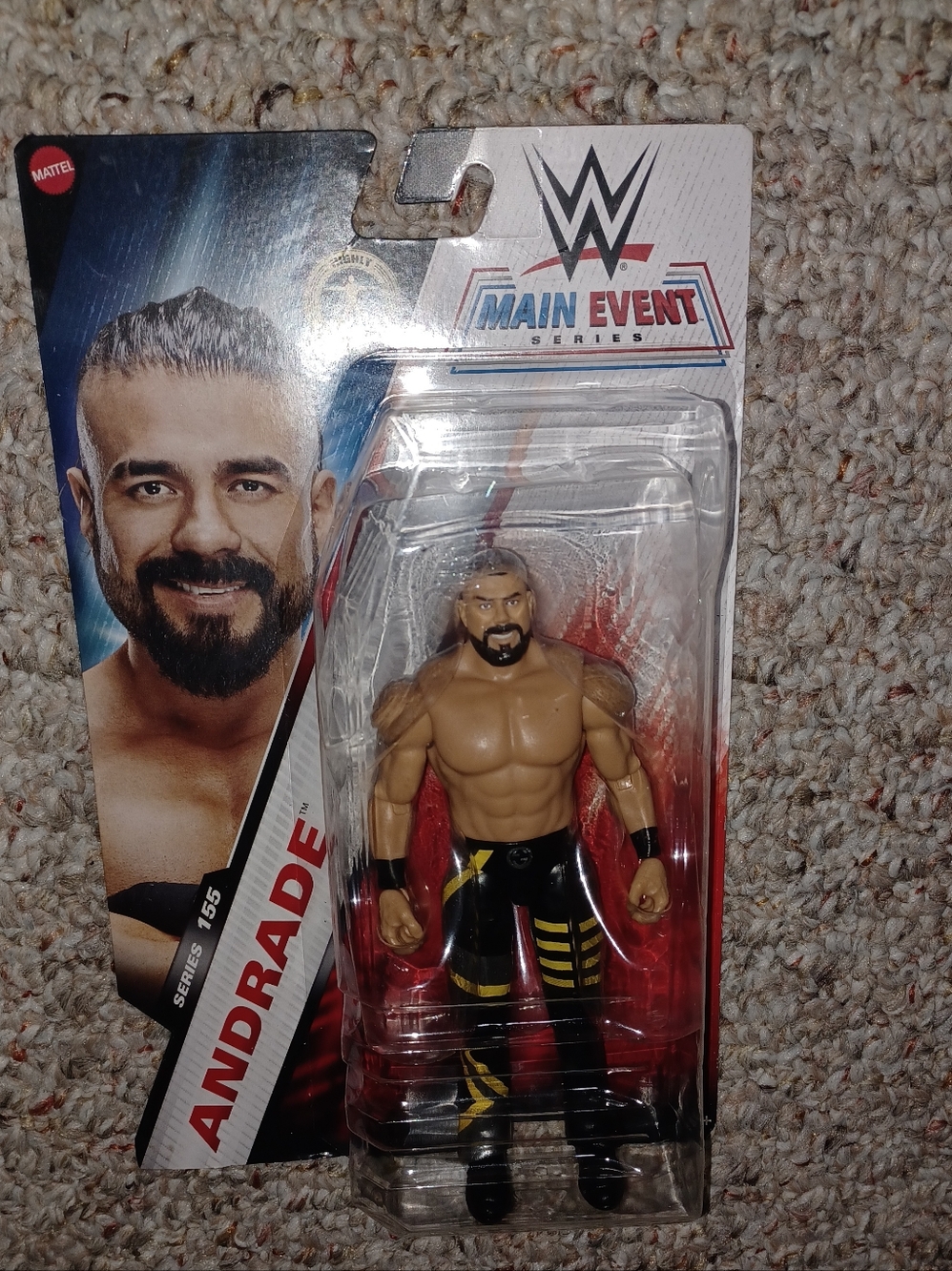 WWE Andrade Action Figure Main Event Series 155